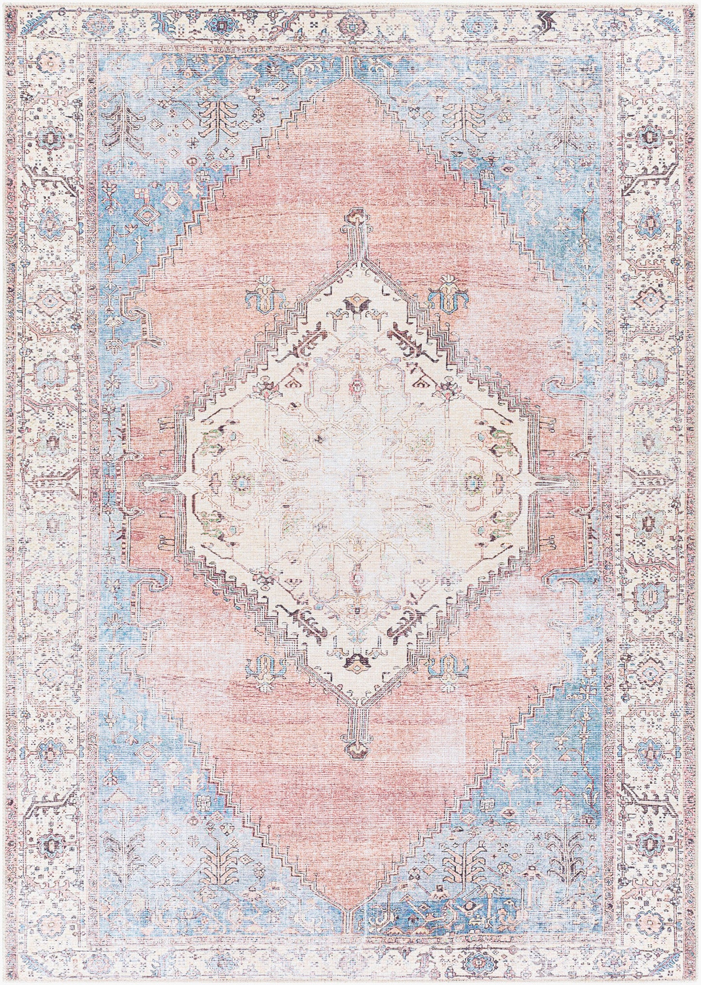 Amelie AML-2320 9' x 12' Machine Woven Washable Area Rug
