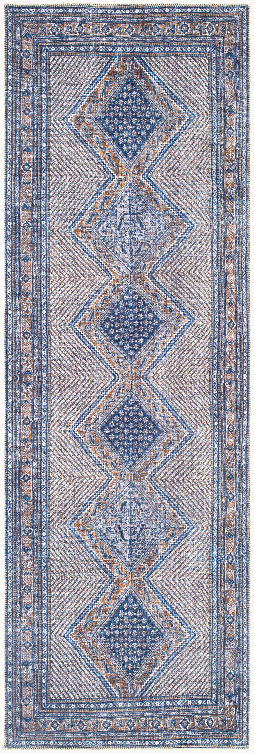 Alfombra de corredor lavable a máquina Amelie AML-2323 de 2,4 m
