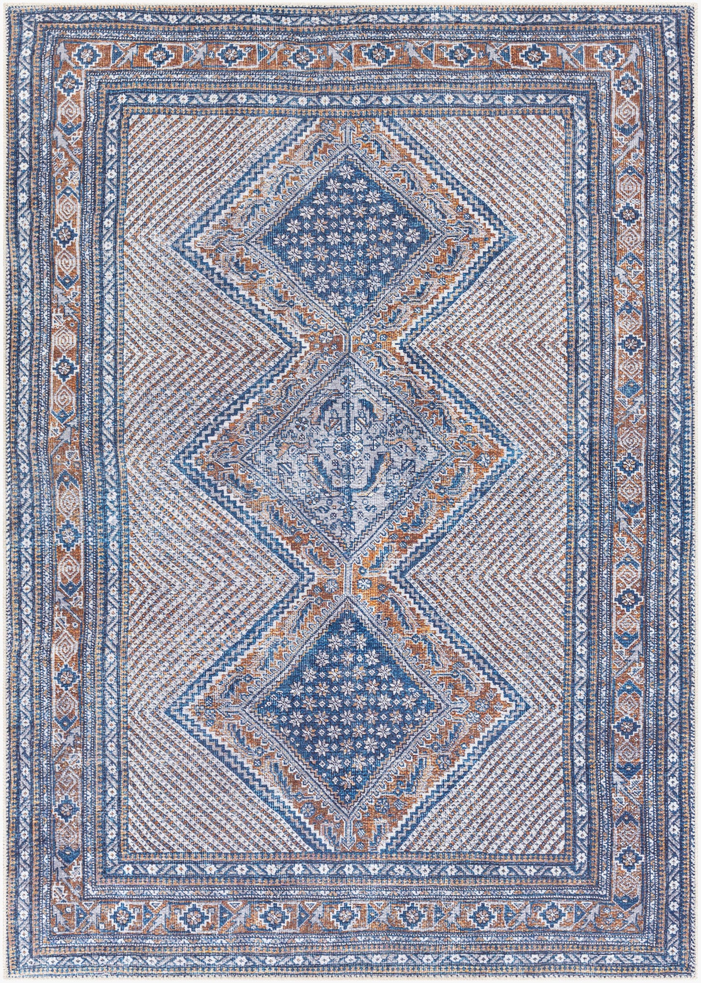 Amelie AML-2323 2' x 3' Machine Woven Washable Accent Rug