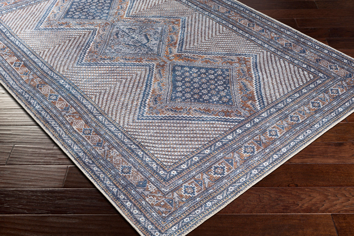 Amelie AML-2323 2' x 3' Machine Woven Washable Accent Rug