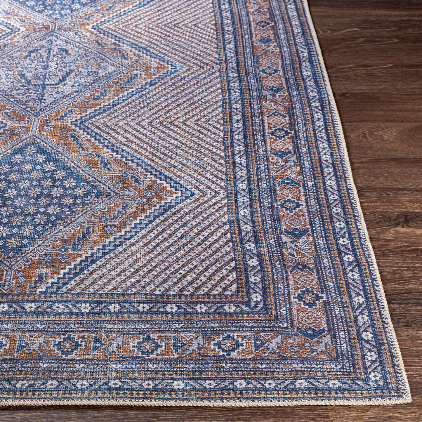 Amelie AML-2323 2' x 3' Machine Woven Washable Accent Rug