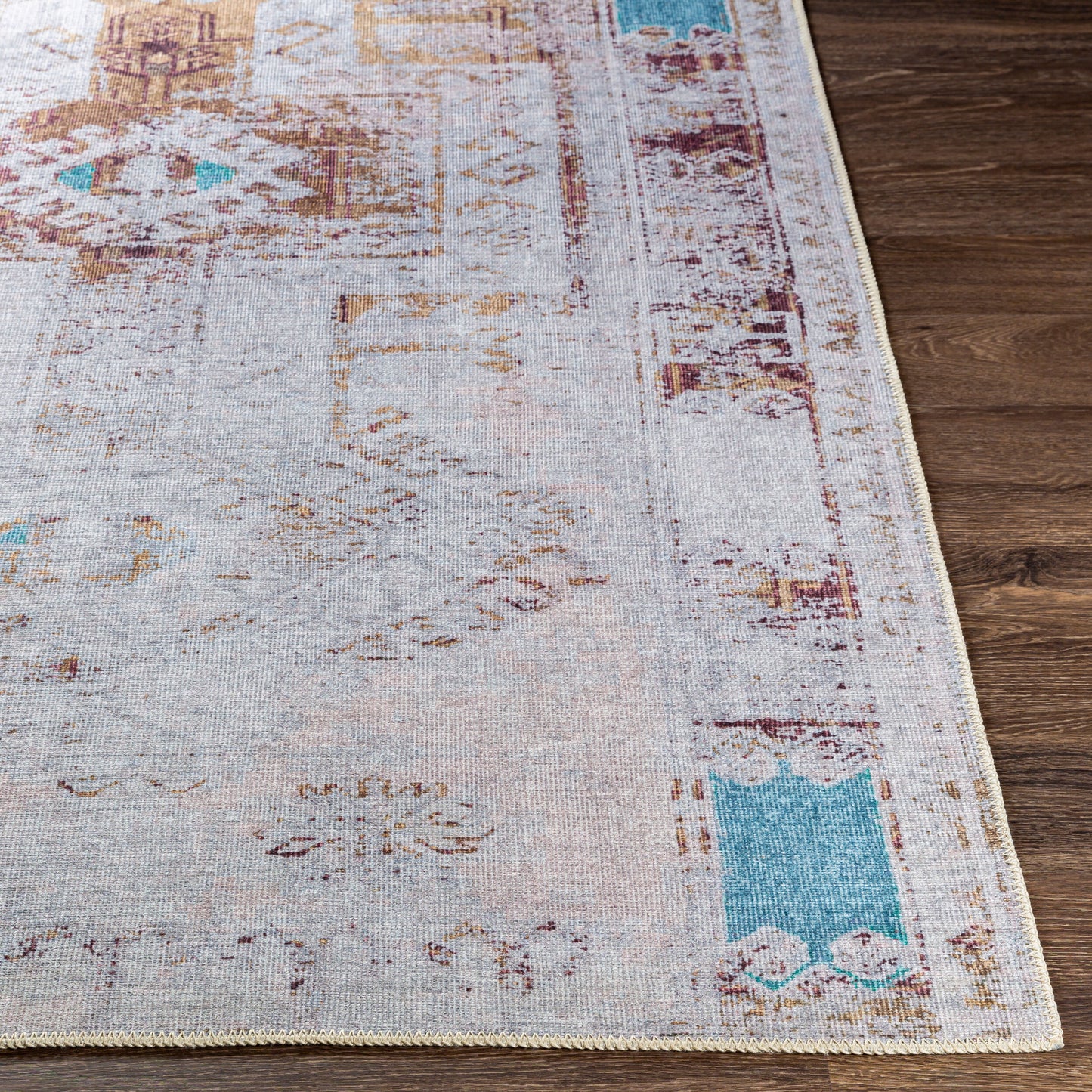 Amelie AML-2324 2' x 3' Machine Woven Washable Accent Rug