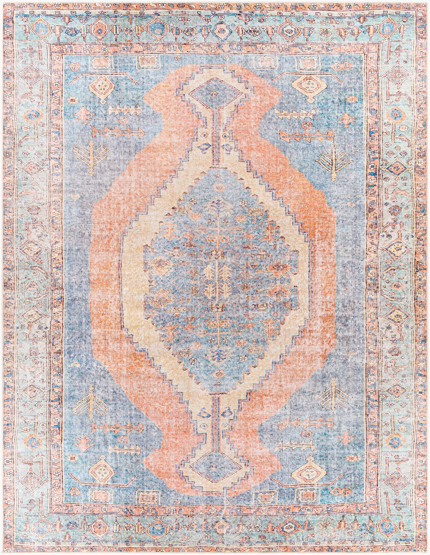 Amelie AML-2325 8' x 10' Machine Woven Washable Area Rug