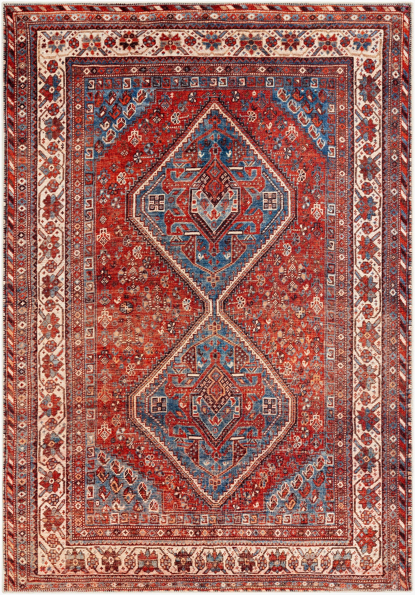 Amelie AML-2332 6' x 9' Machine Woven Washable Area Rug