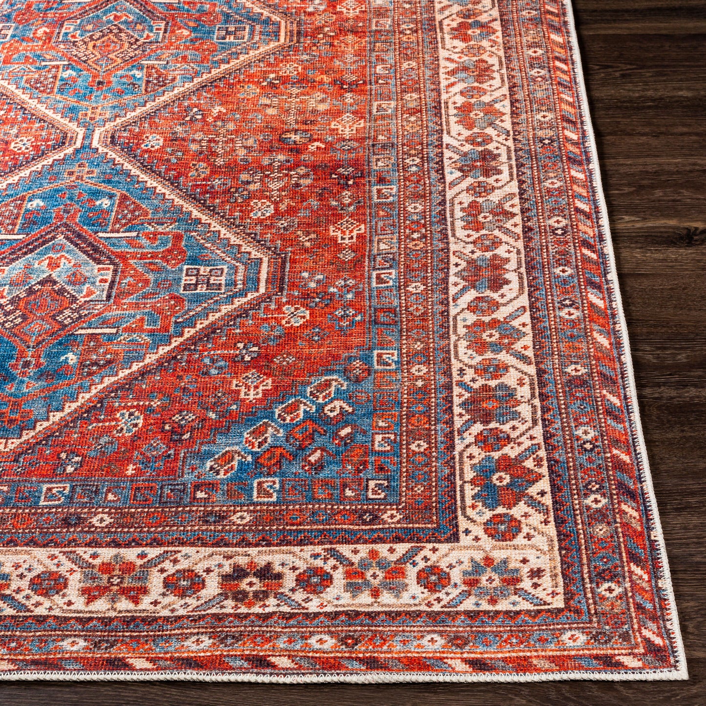 Amelie AML-2332 6' x 9' Machine Woven Washable Area Rug