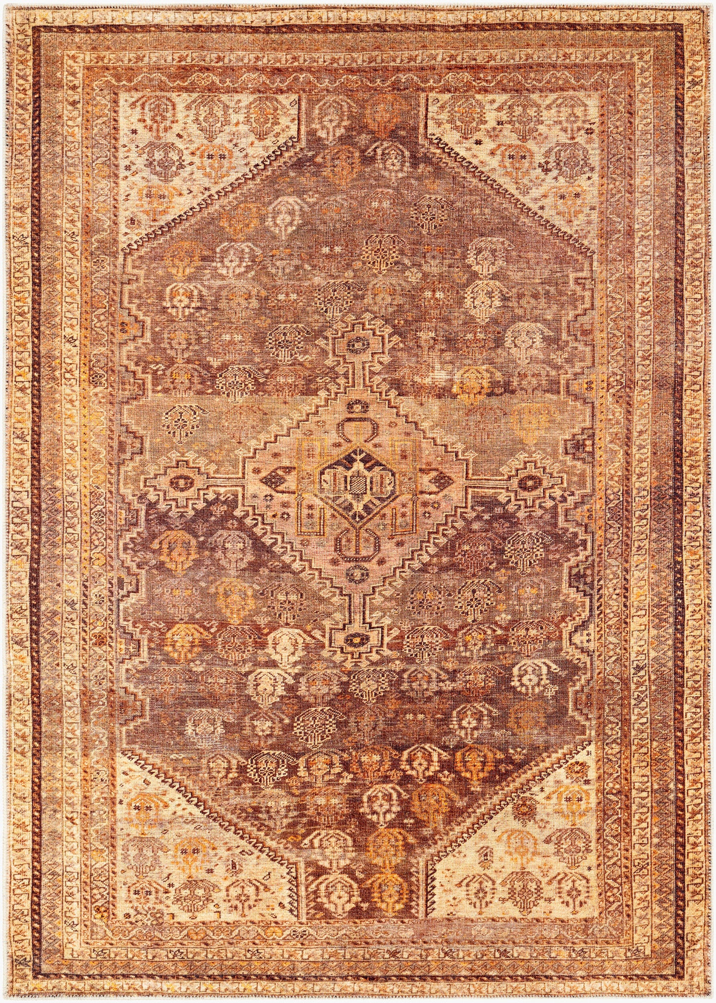 Amelie AML-2333 6' x 9' Machine Woven Washable Area Rug