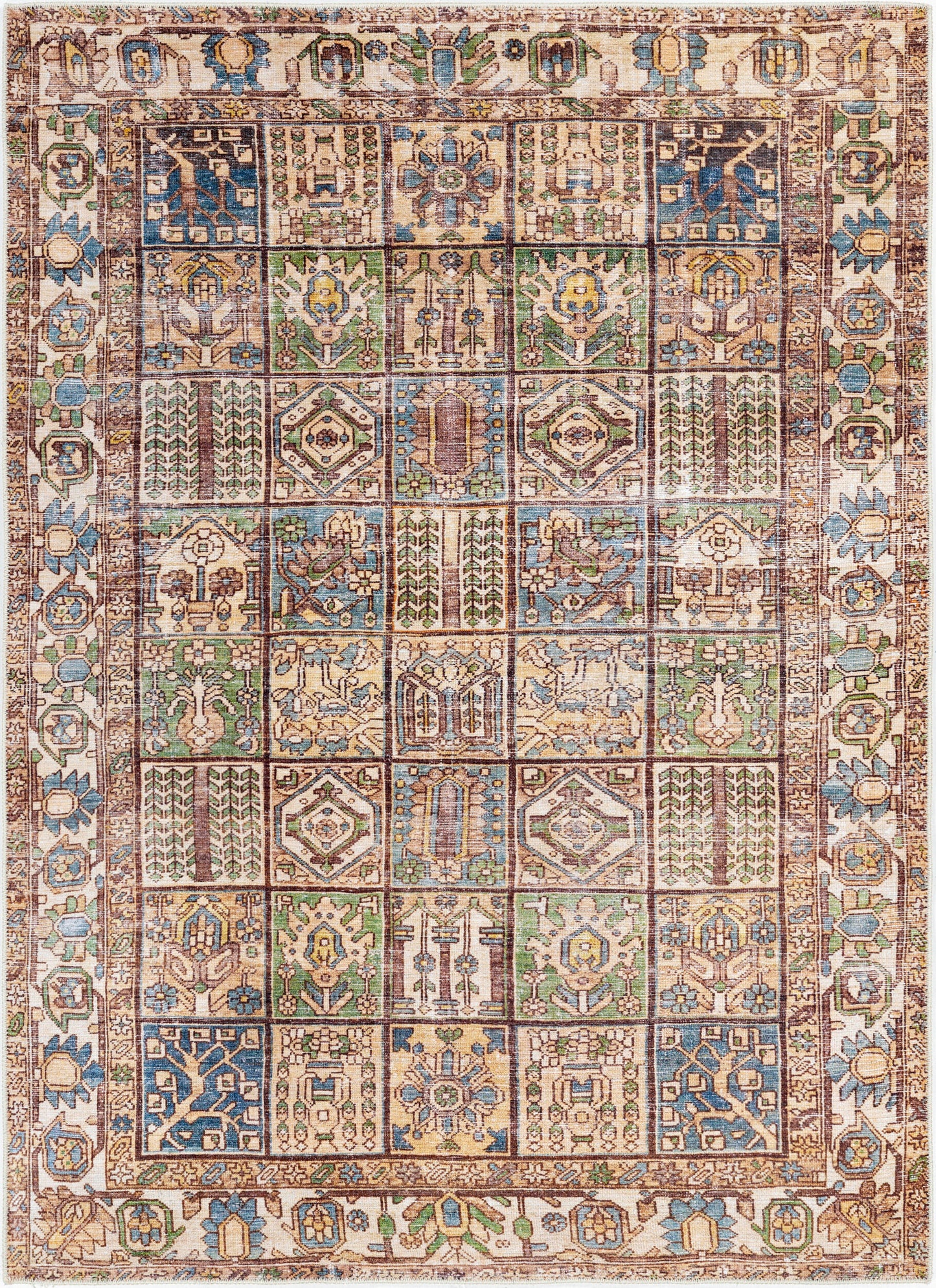Amelie AML-2342 2' x 3' Machine Woven Washable Accent Rug