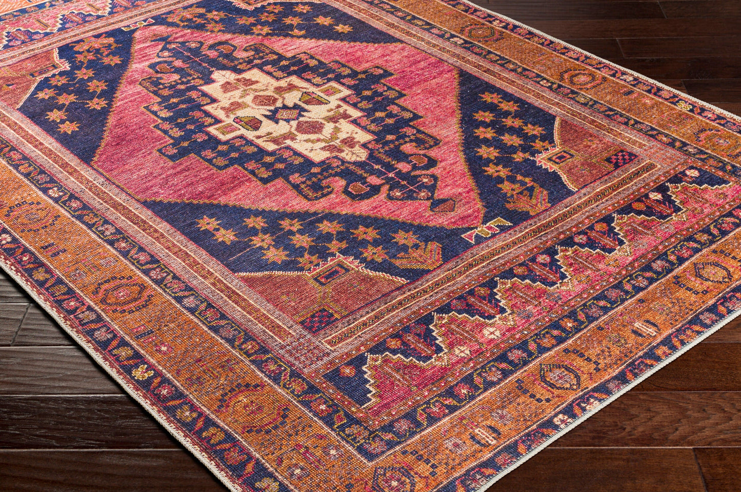 Amelie AML-2347 6' x 9' Machine Woven Washable Area Rug