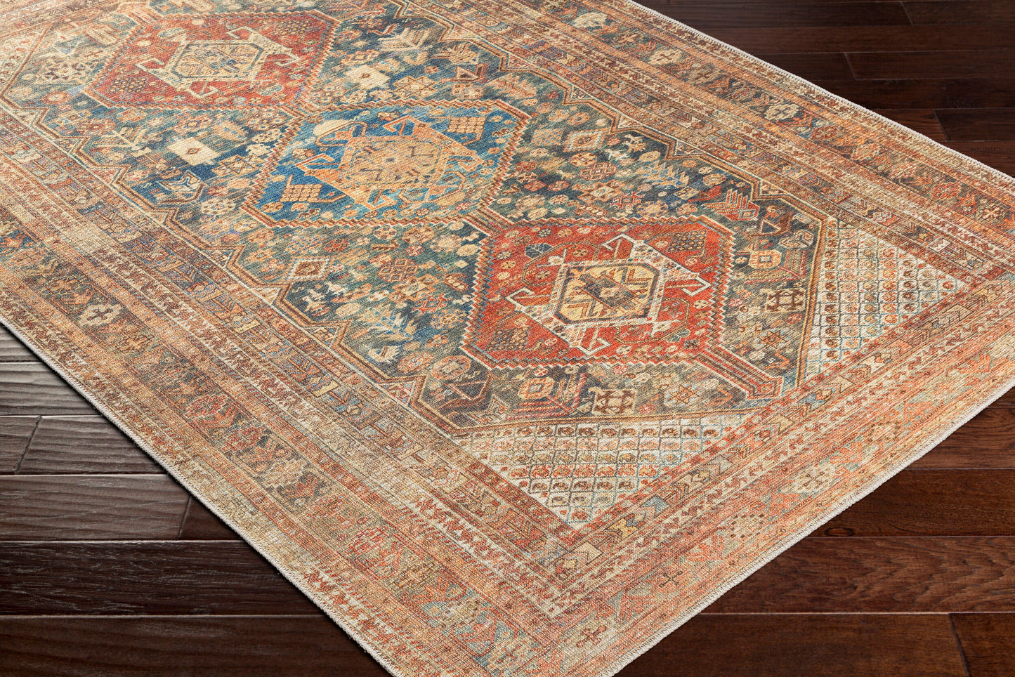 Amelie AML-2354 5' x 7' Machine Woven Washable Area Rug