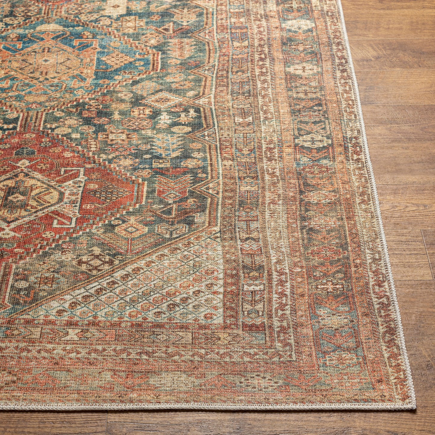 Amelie AML-2354 5' x 7' Machine Woven Washable Area Rug