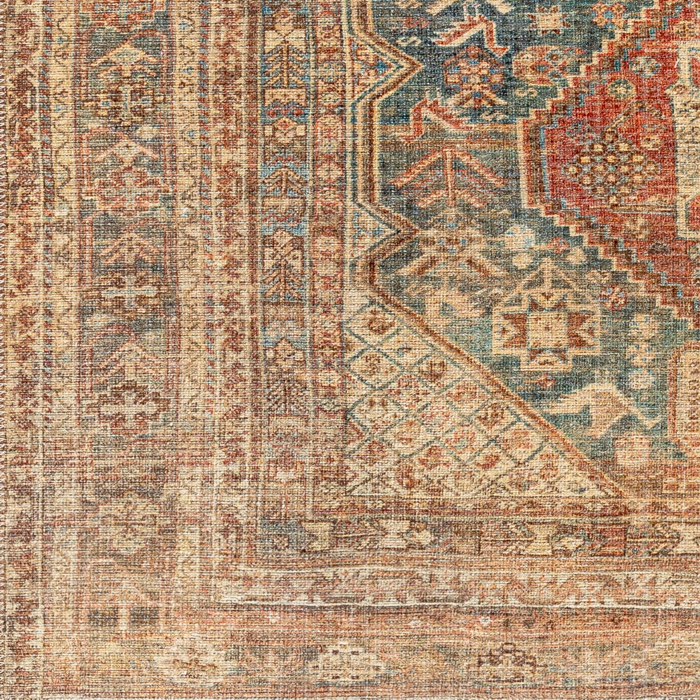 Amelie AML-2354 5' x 7' Machine Woven Washable Area Rug