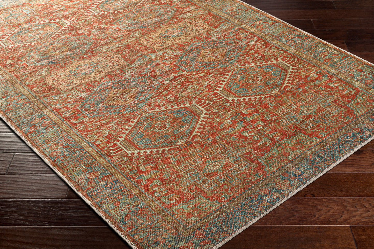 Amelie AML-2357 5' x 7' Machine Woven Washable Area Rug