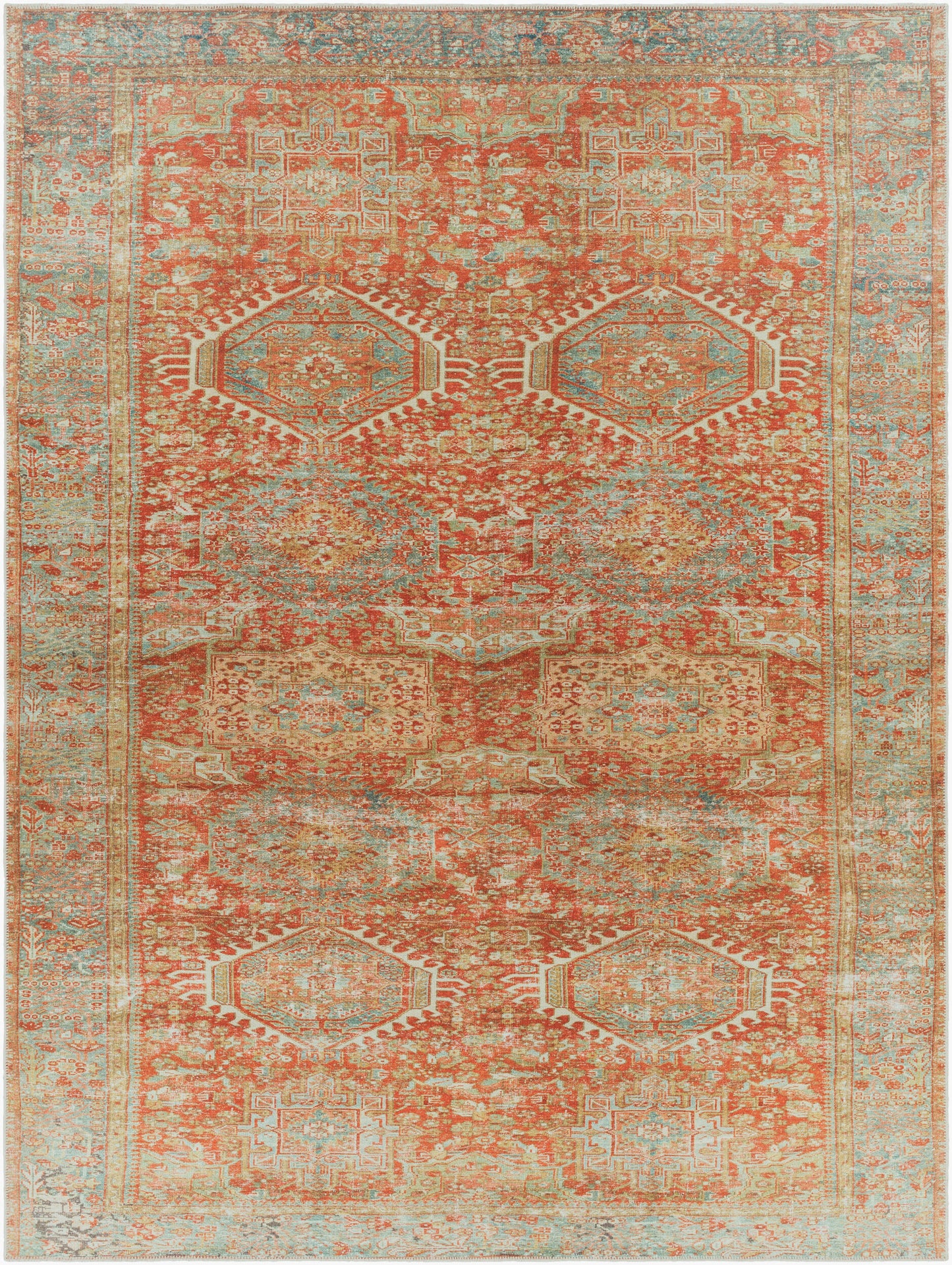 Amelie AML-2357 8' x 10' Machine Woven Washable Area Rug
