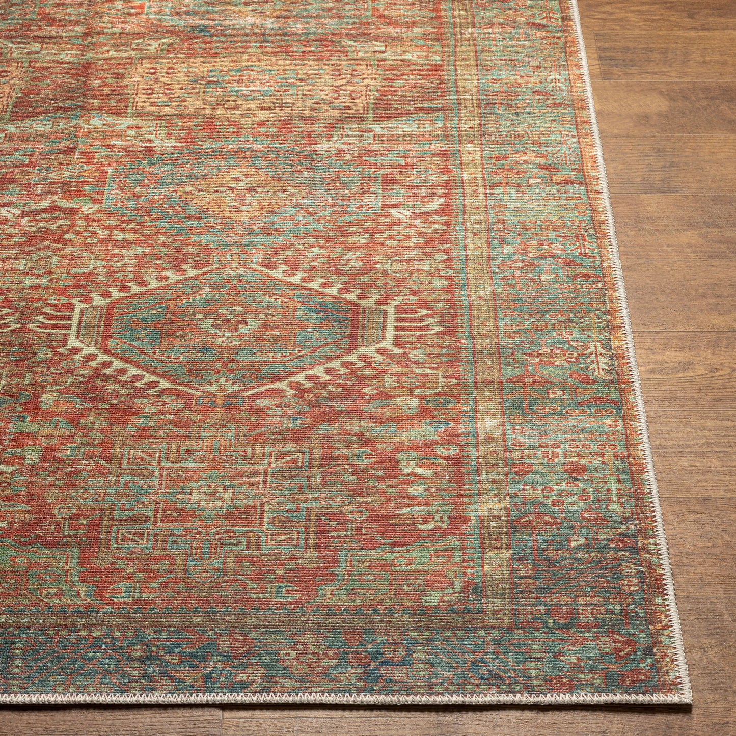 Amelie AML-2357 5' x 7' Machine Woven Washable Area Rug