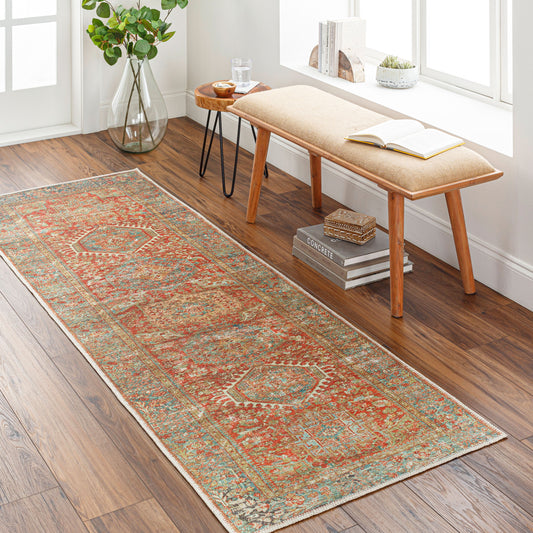 Alfombra de corredor lavable a máquina Amelie AML-2357 de 8 pies