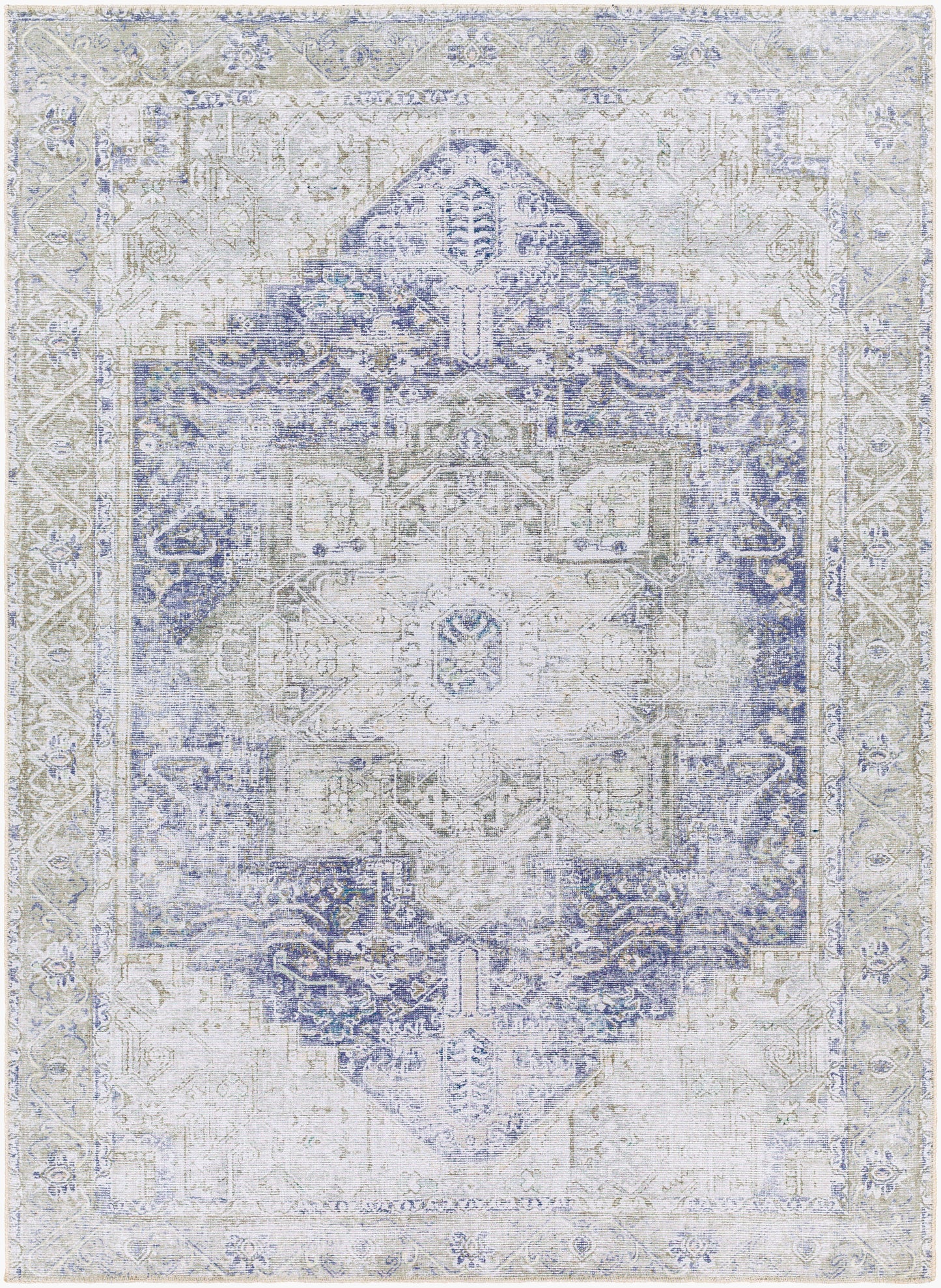 Alfombra tejida a máquina lavable Amelie AML-2363 de 1,52 m x 2,13 m