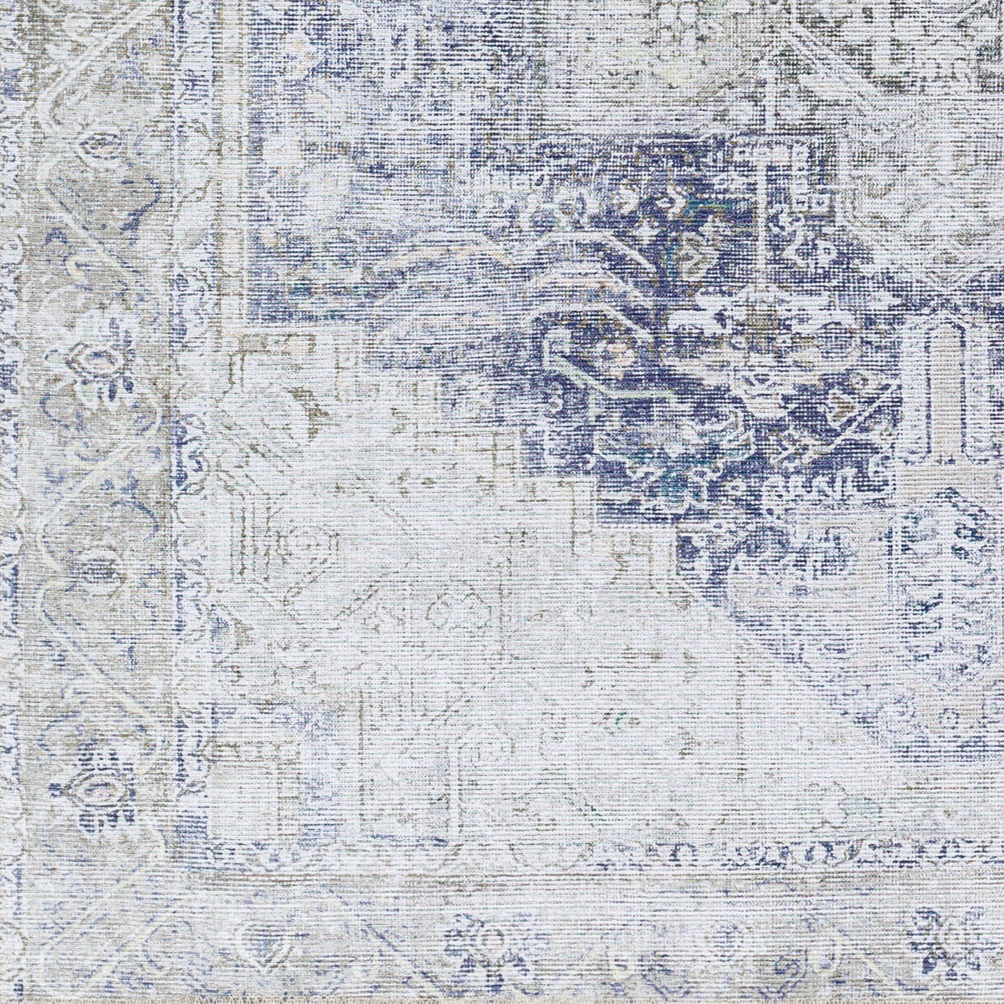 Amelie AML-2363 20ft Runner Machine Woven Washable Runner Rug