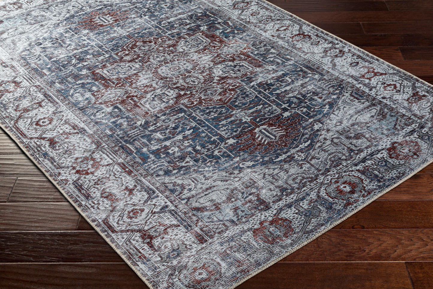Amelie AML-2366 2' x 3' Machine Woven Washable Accent Rug