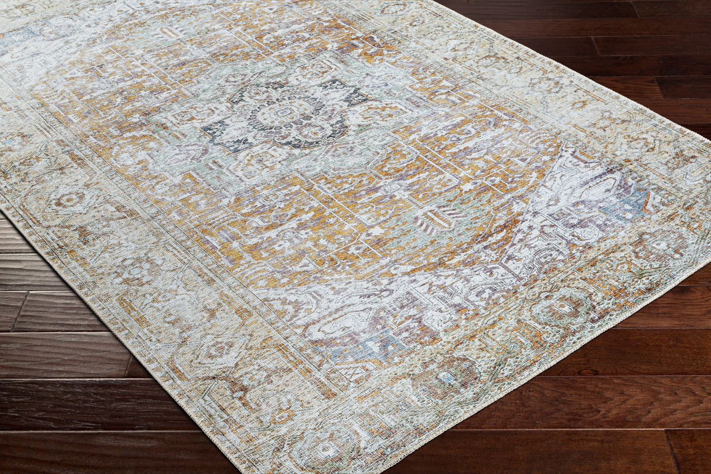 Alfombra decorativa lavable a máquina Amelie AML-2367 de 2' x 3'