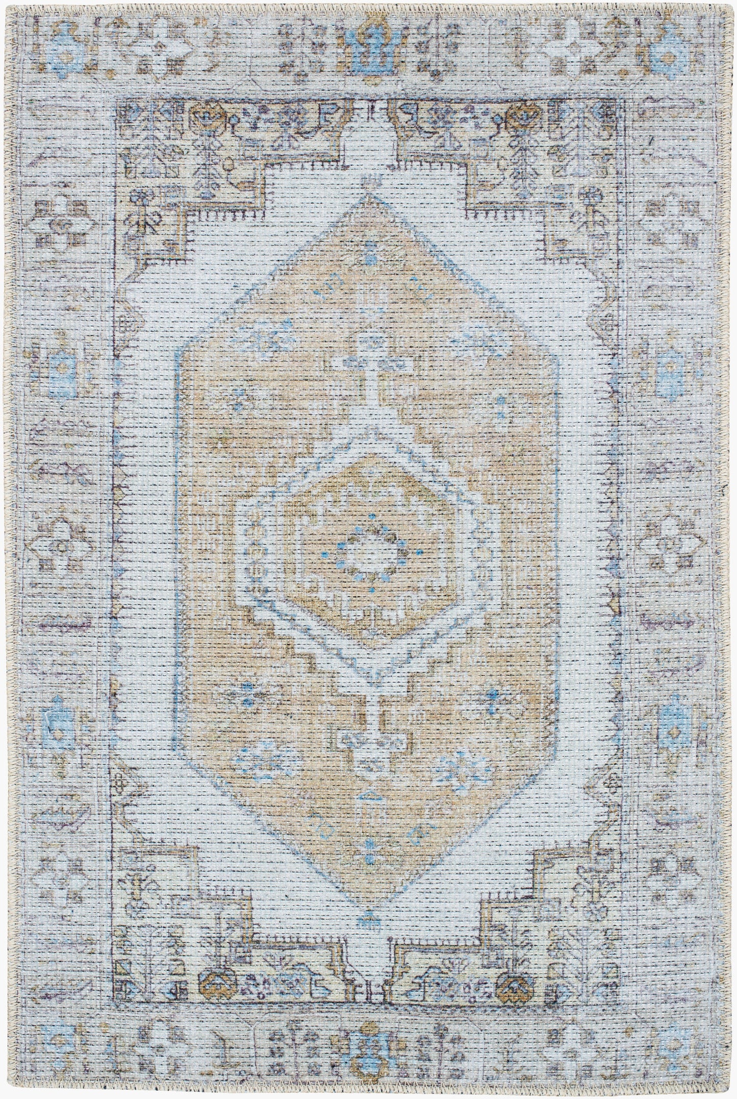 Alfombra decorativa lavable a máquina Amelie AML-2369 de 2' x 3'