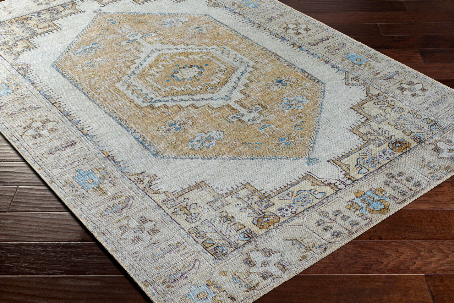 Alfombra decorativa lavable a máquina Amelie AML-2369 de 2' x 3'