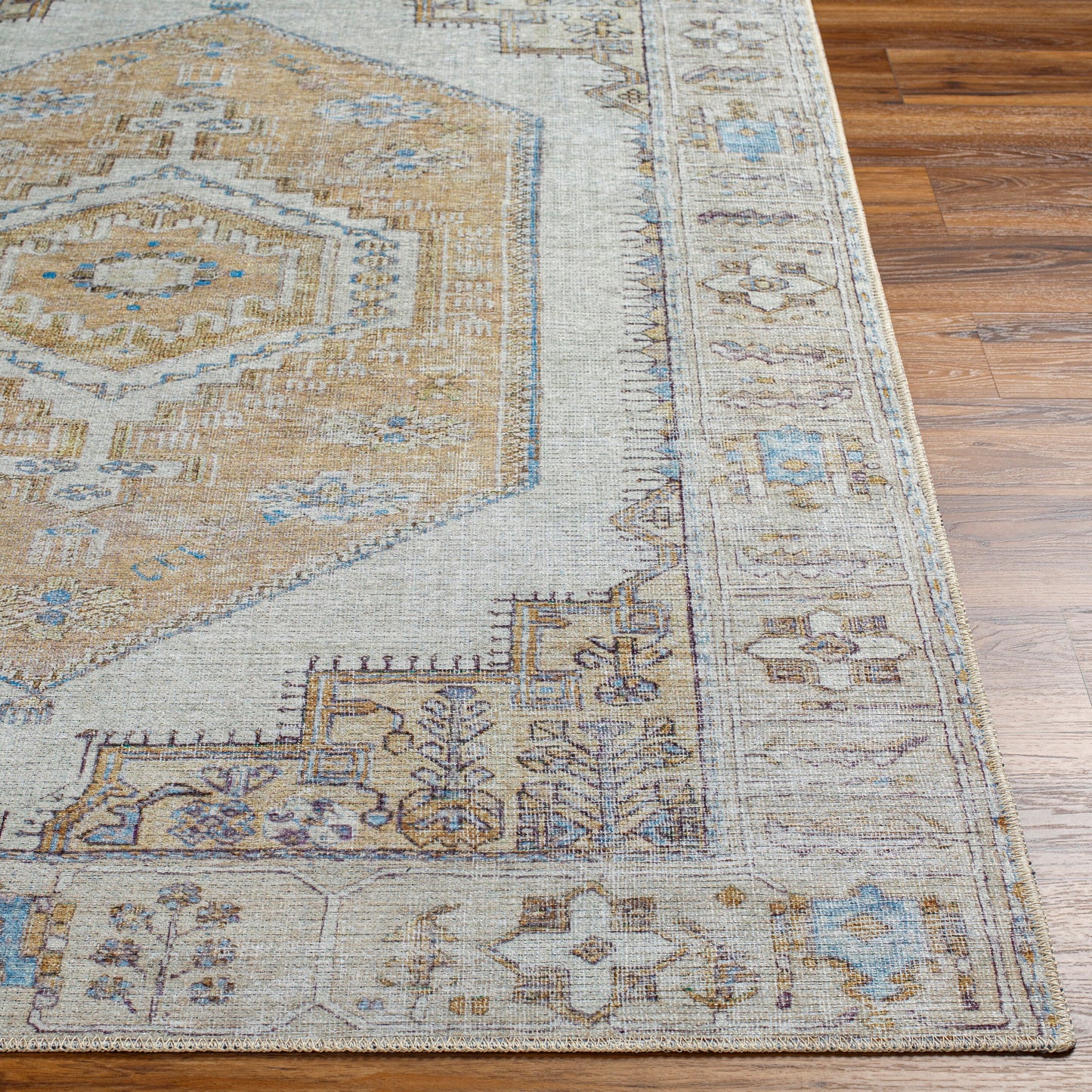 Alfombra decorativa lavable a máquina Amelie AML-2369 de 2' x 3'
