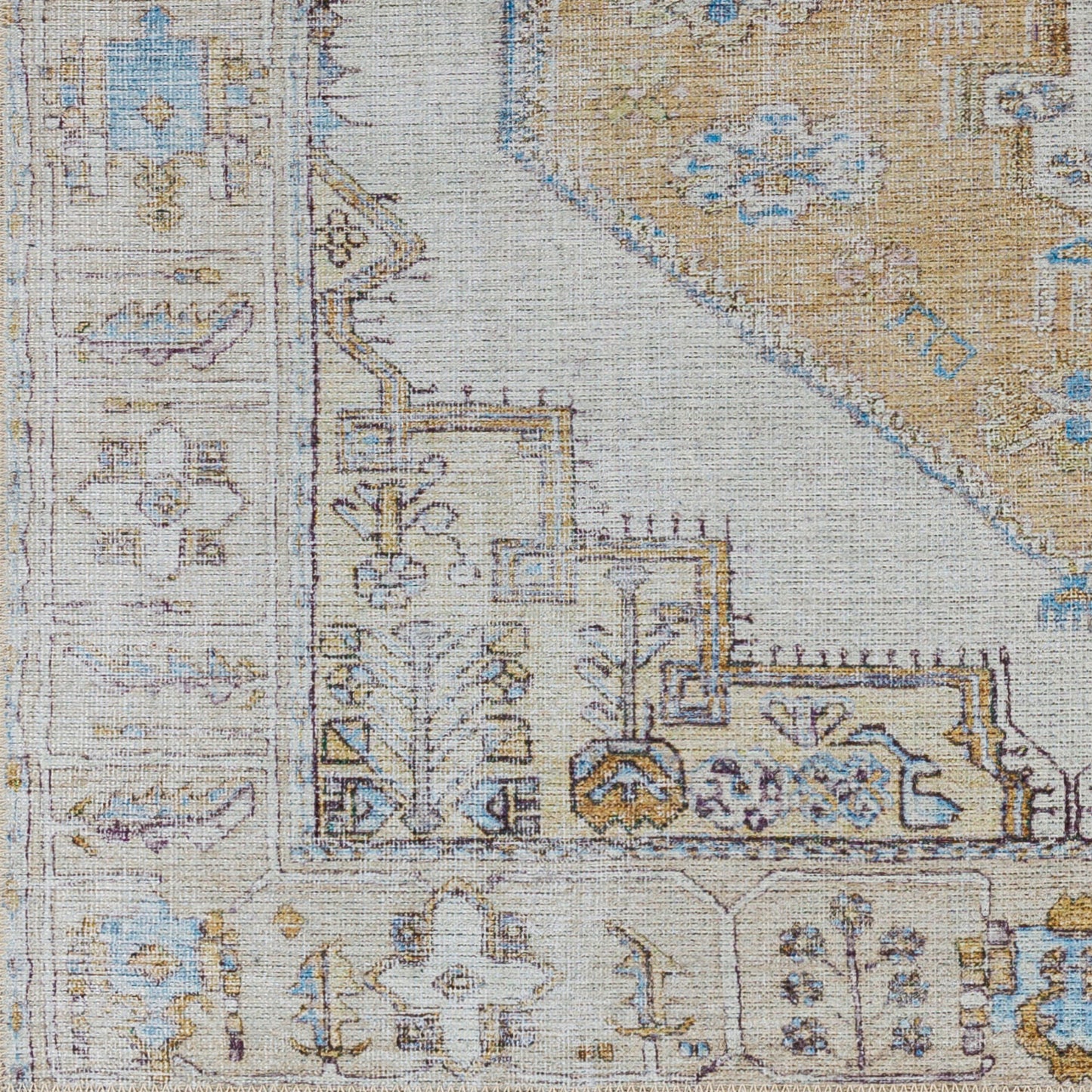 Alfombra decorativa lavable a máquina Amelie AML-2369 de 2' x 3'
