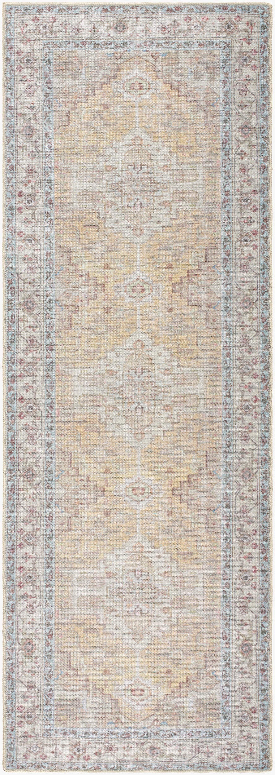 Alfombra de corredor lavable a máquina Amelie AML-2373 de 2,4 m