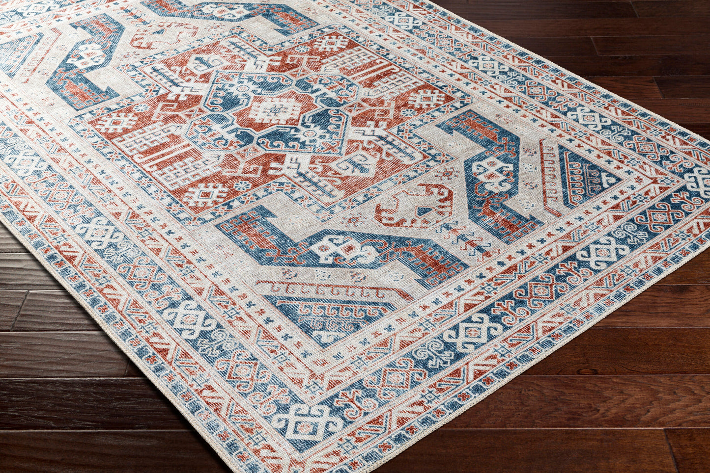 Amelie AML-2375 2' x 3' Machine Woven Washable Accent Rug