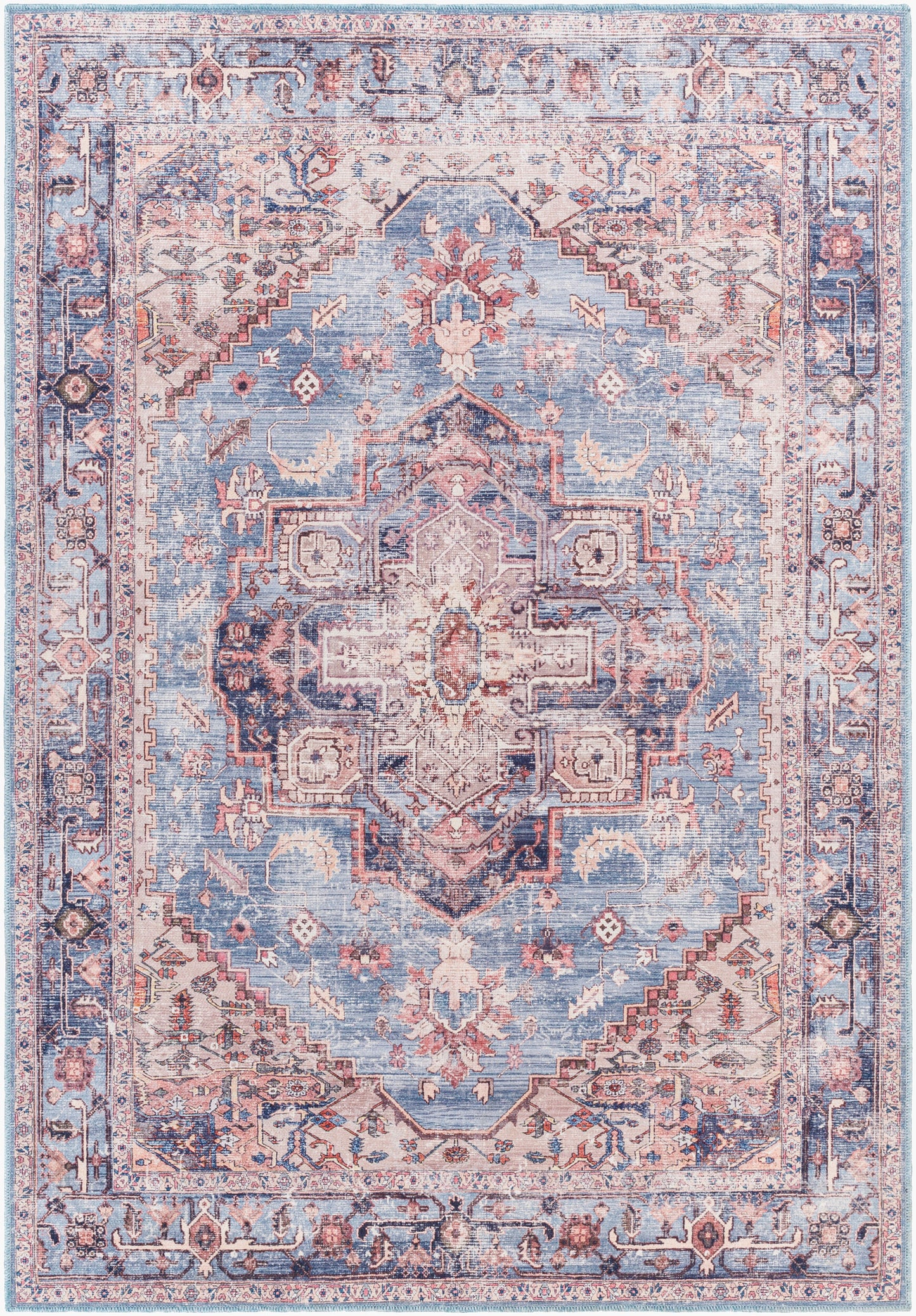 Amelie AML-2377 9' x 12' Machine Woven Washable Area Rug