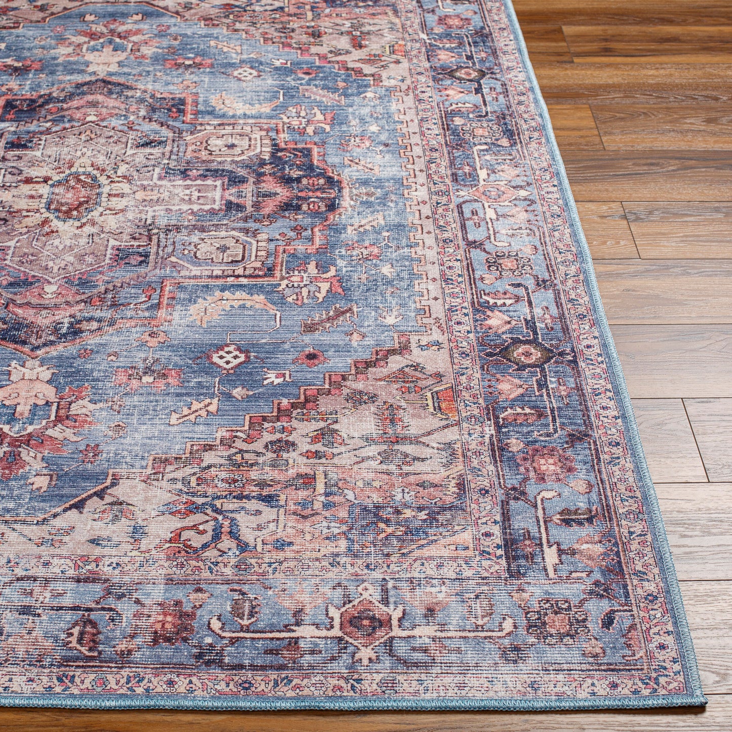 Amelie AML-2377 9' x 12' Machine Woven Washable Area Rug