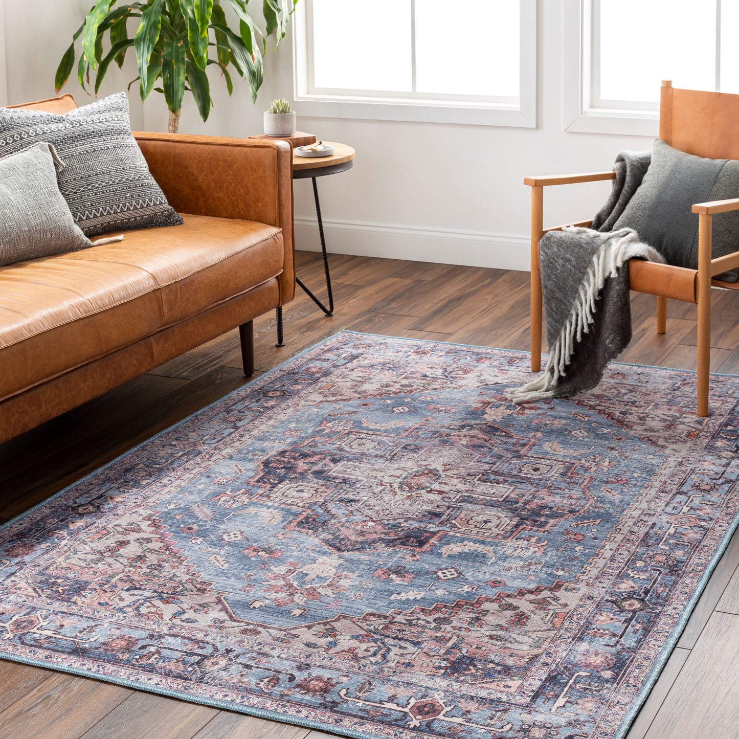 Amelie AML-2377 9' x 12' Machine Woven Washable Area Rug