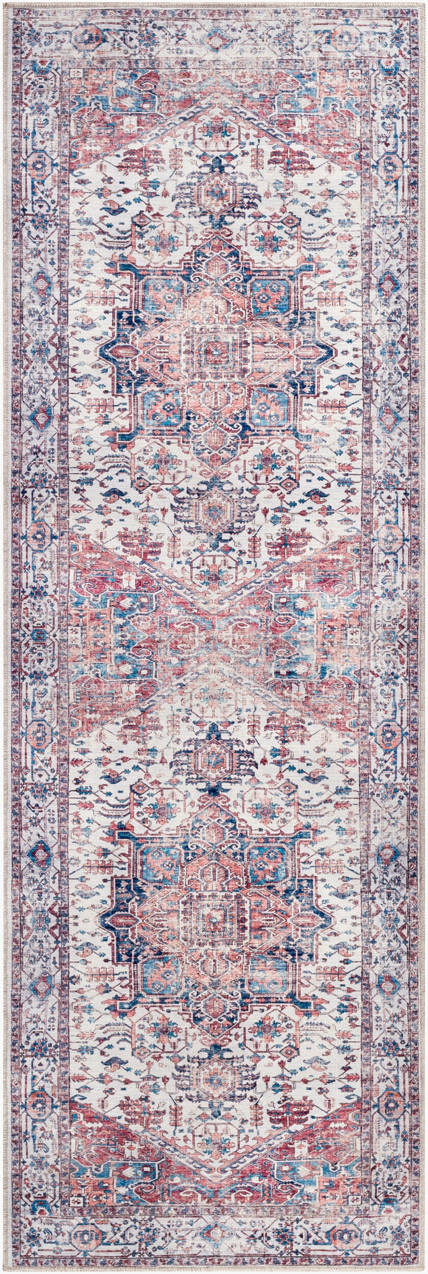 Alfombra de corredor lavable a máquina Amelie AML-2378 de 8 pies