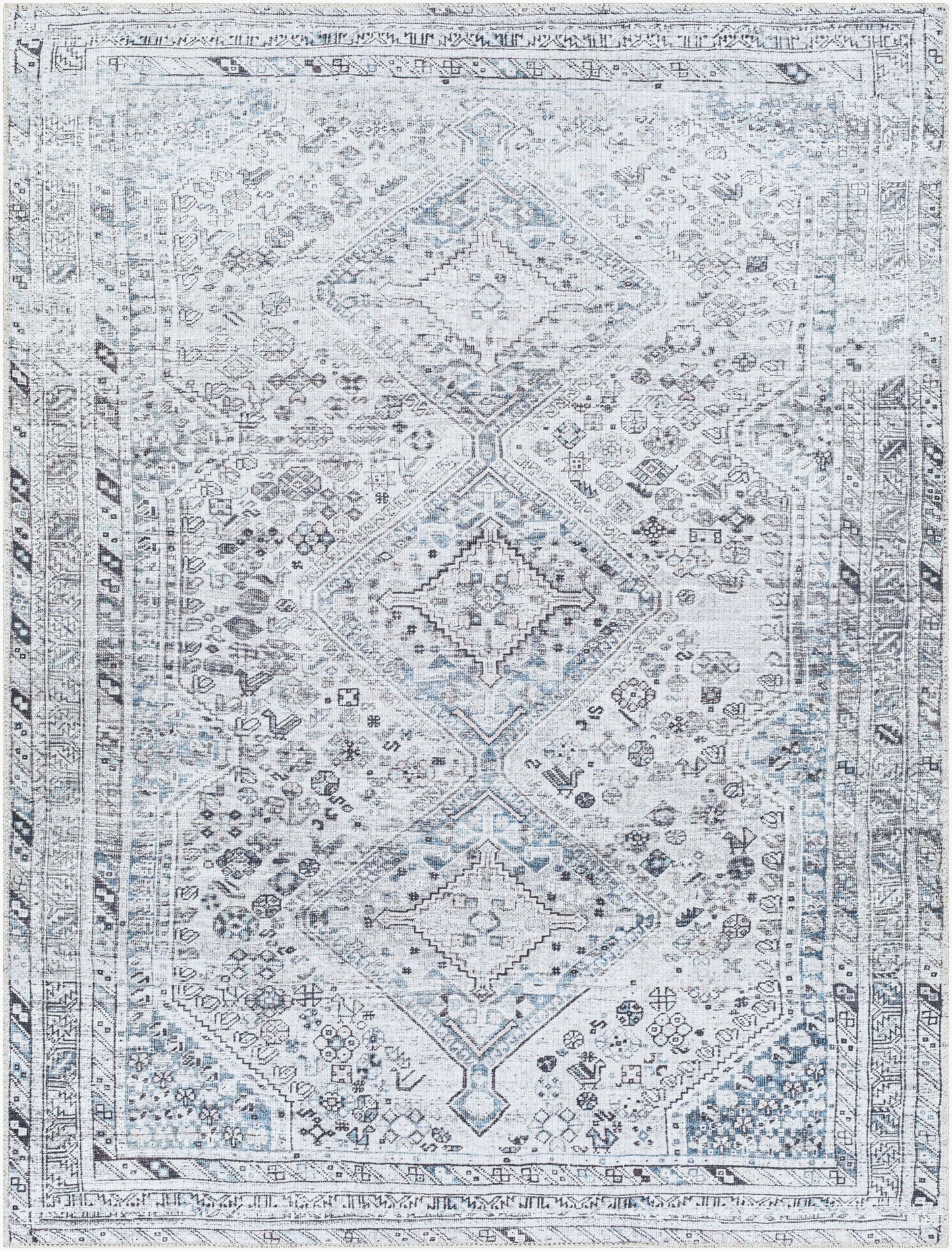 Amelie AML-2380 2' x 3' Machine Woven Washable Accent Rug