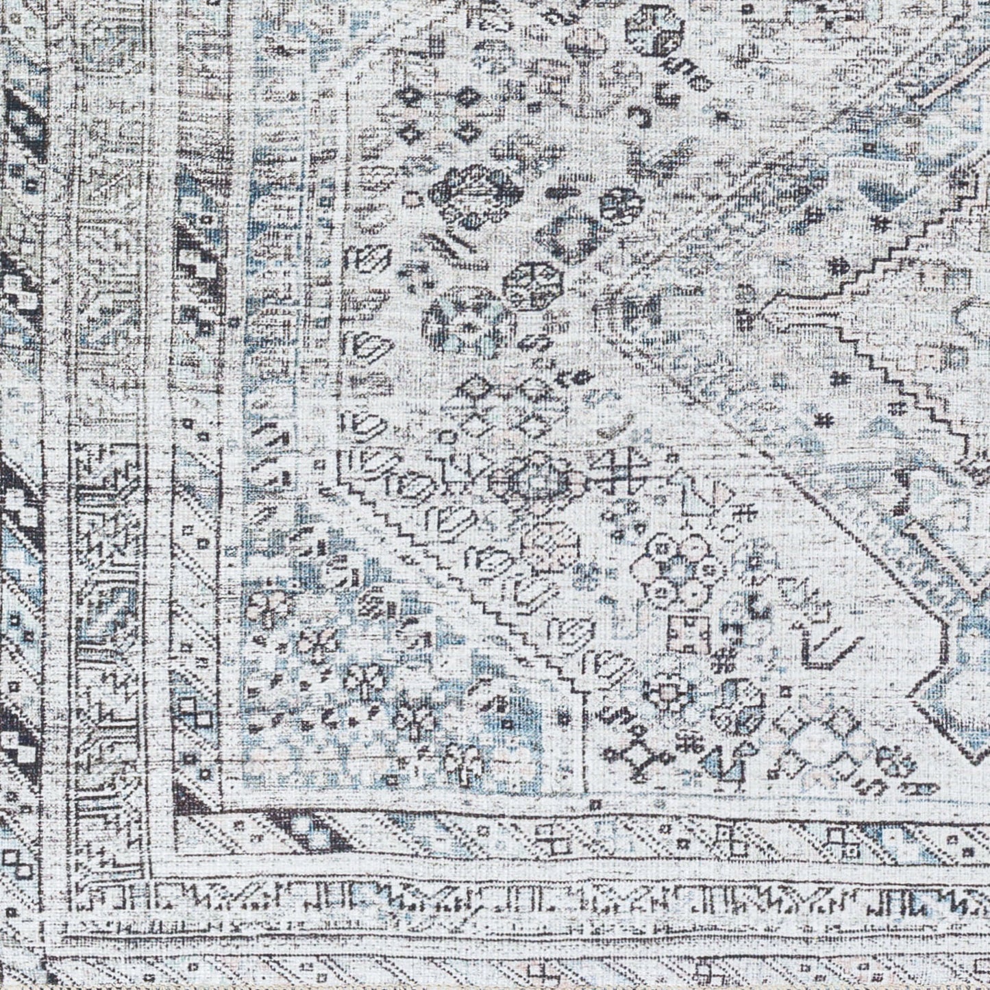 Amelie AML-2380 2' x 3' Machine Woven Washable Accent Rug