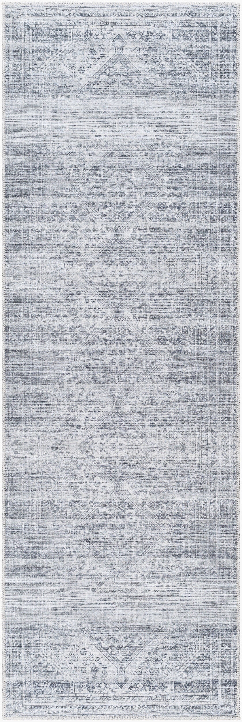 Amelie AML-2381 8ft Runner Machine Woven Washable Runner Rug