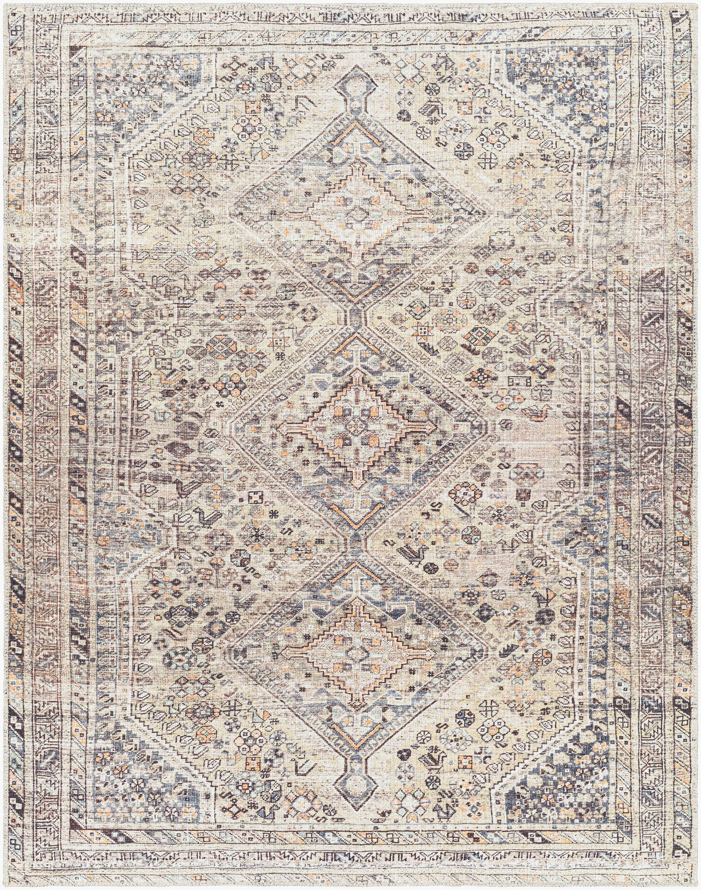 Amelie AML-2382 2' x 3' Machine Woven Washable Accent Rug