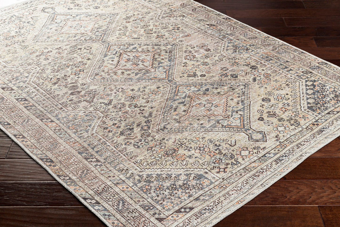 Amelie AML-2382 2' x 3' Machine Woven Washable Accent Rug