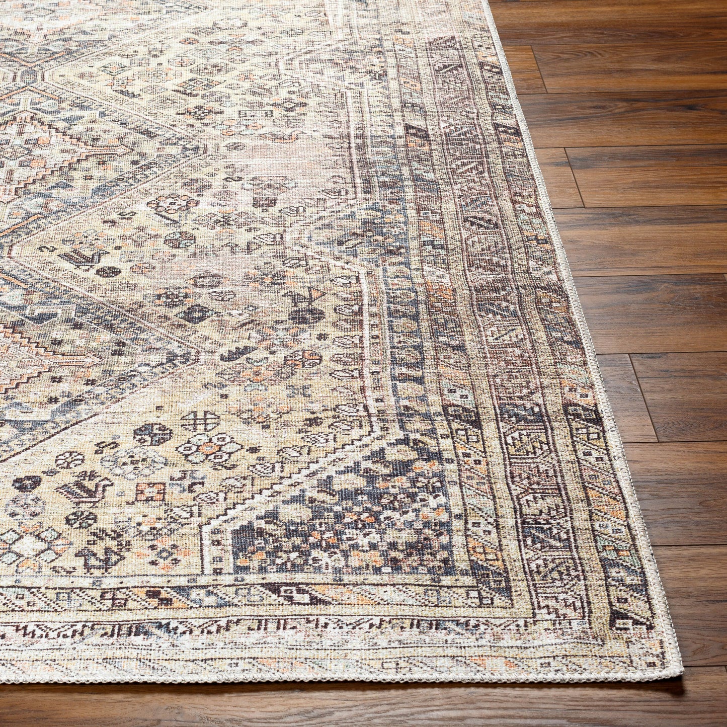 Amelie AML-2382 2' x 3' Machine Woven Washable Accent Rug