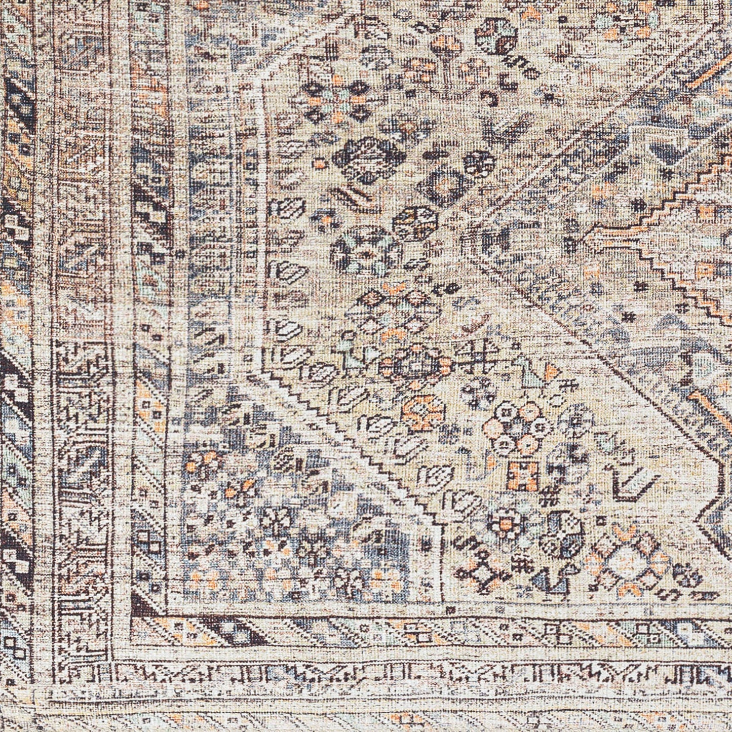 Amelie AML-2382 2' x 3' Machine Woven Washable Accent Rug