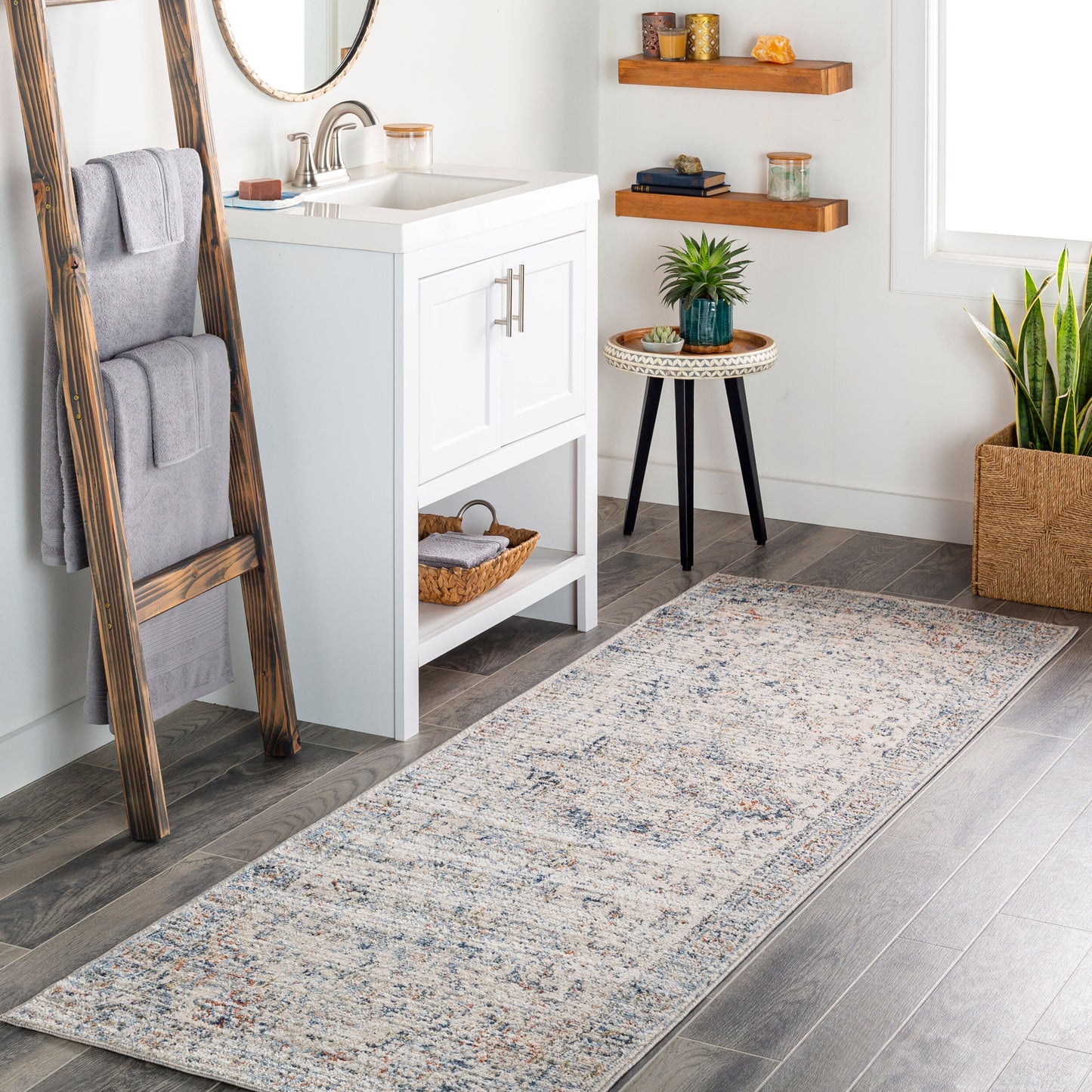 Amore AMO-2301 10ft Runner Machine Woven Runner Rug
