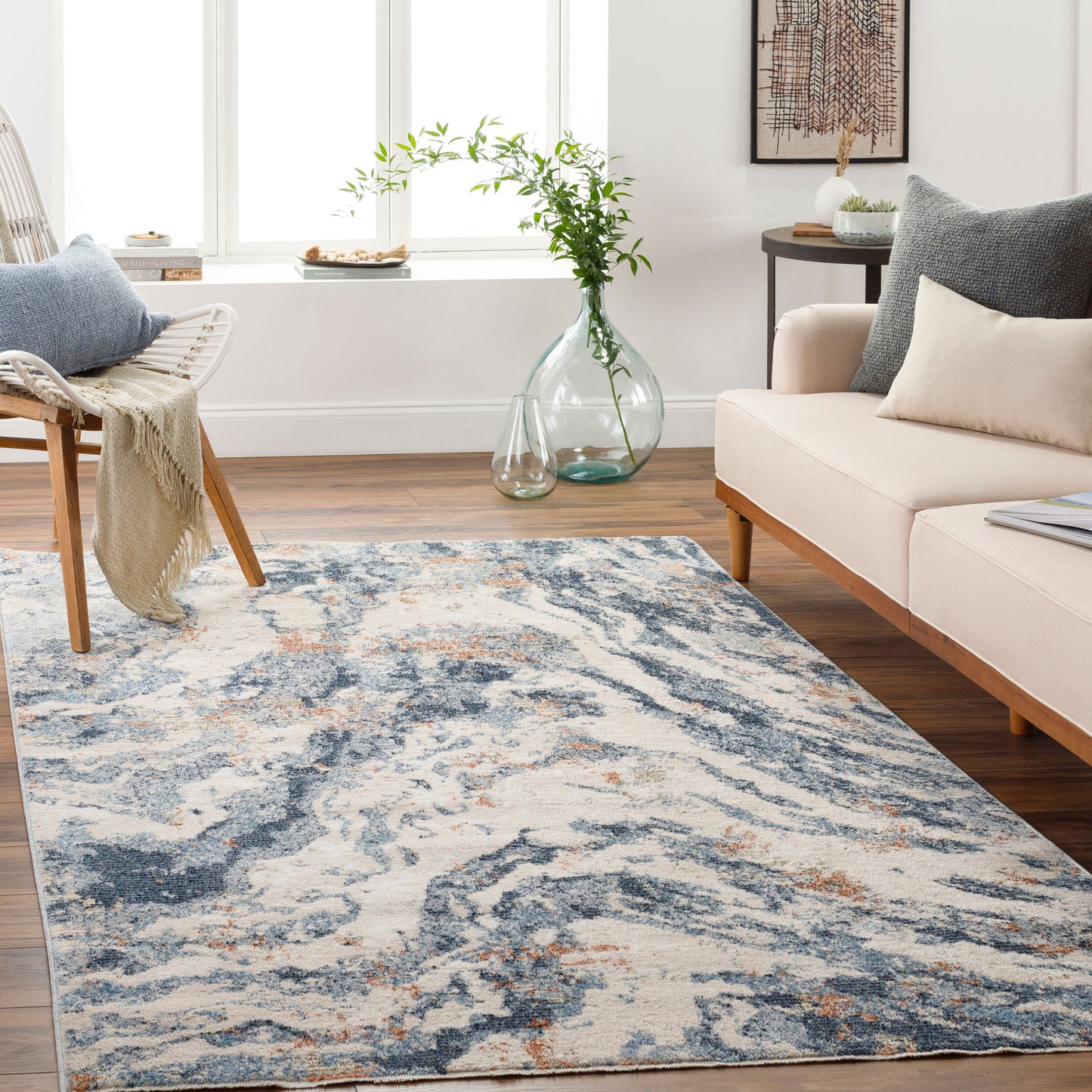Amore AMO-2335 2'4" x 3'9" Machine Woven Accent Rug
