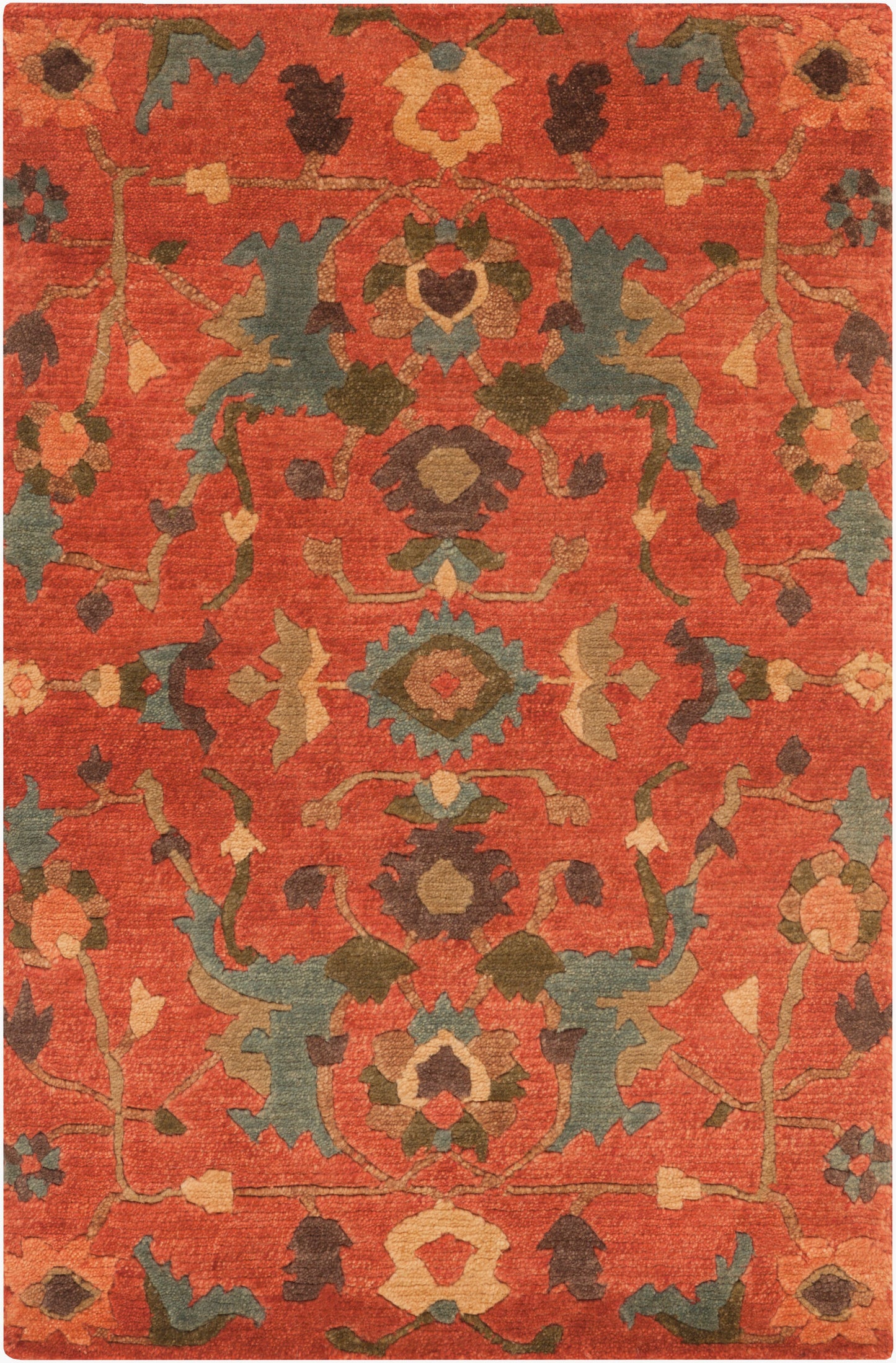 Anastacia ANA-8411 2' x 3' Handmade Wool Accent Rug
