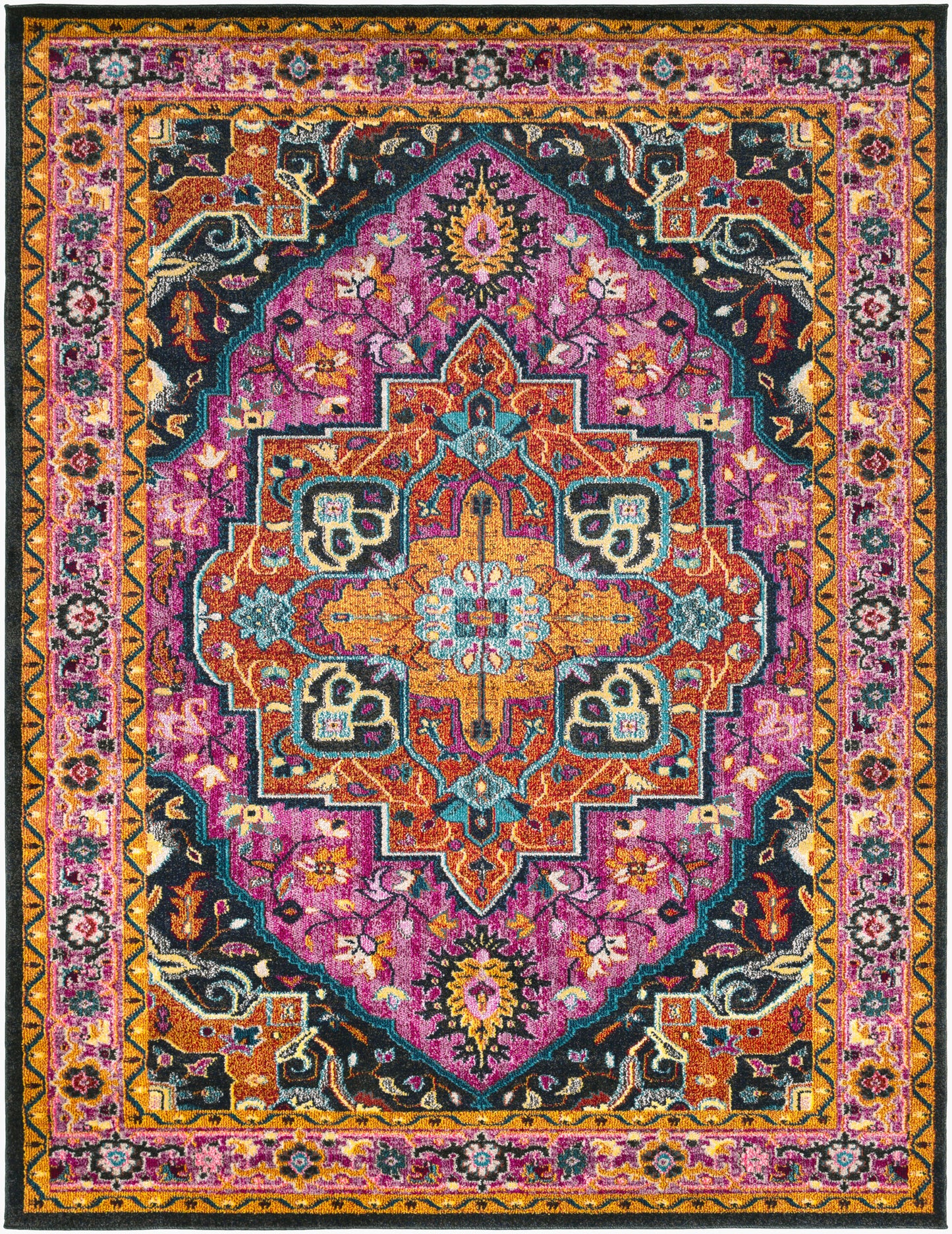 Anika ANI-1001 8' x 10' Machine Woven Area Rug