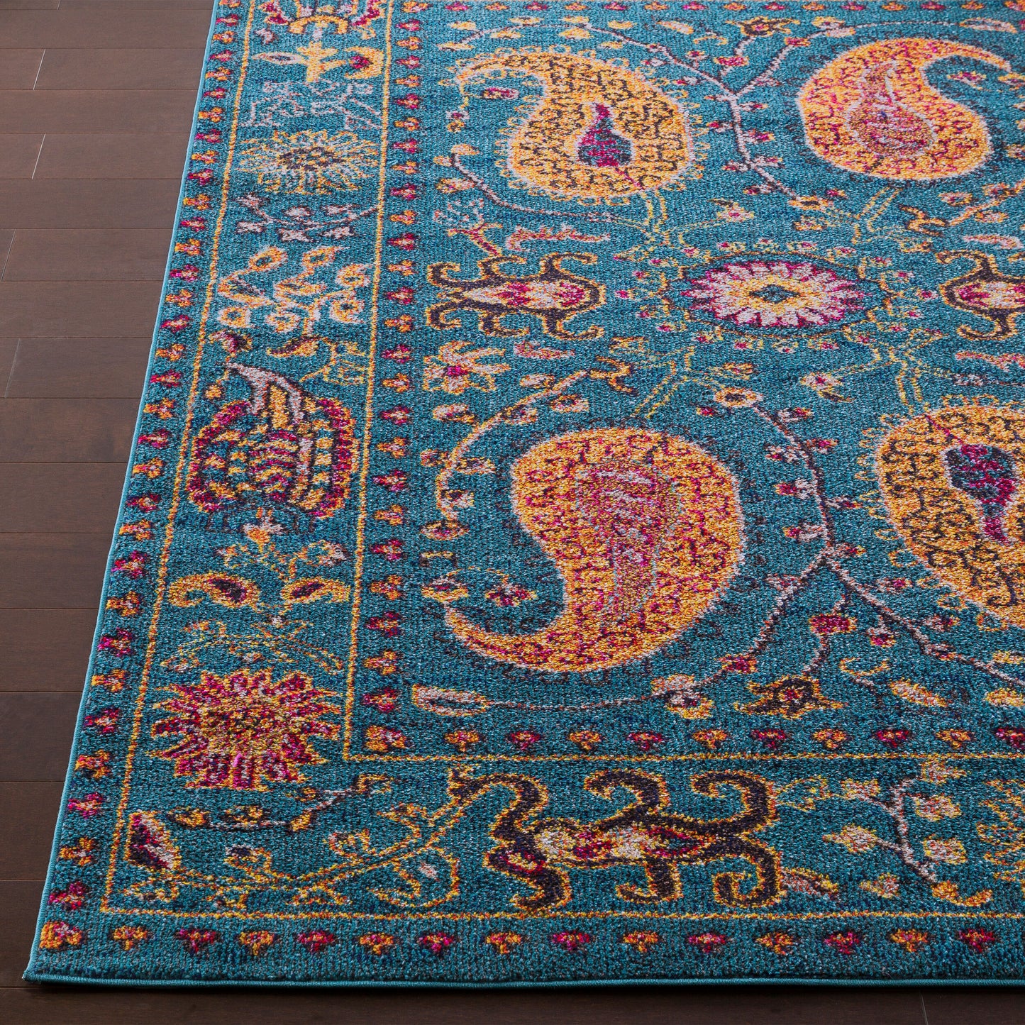 Alfombra decorativa tejida a máquina Anika ANI-1013 de 2' x 3'