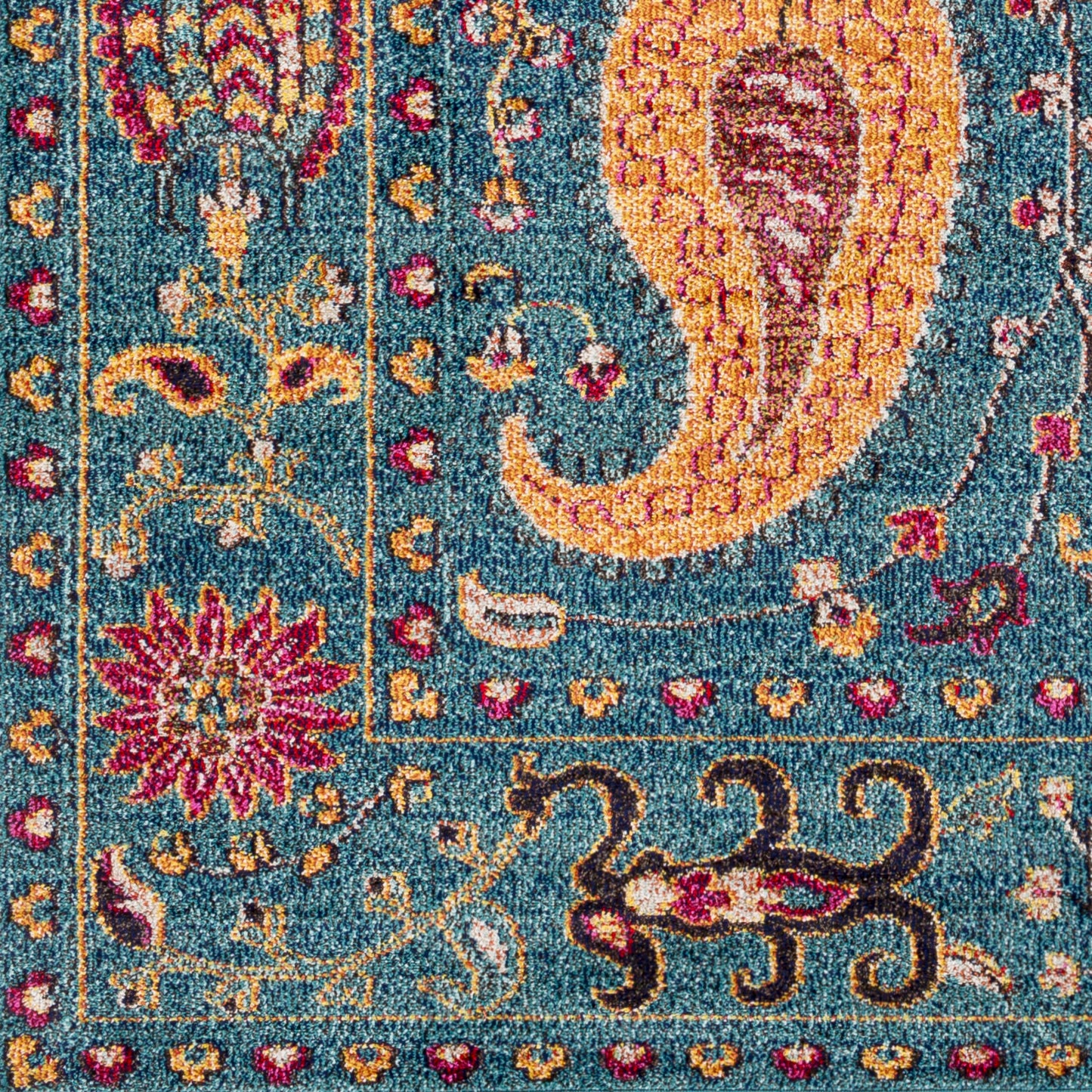 Alfombra decorativa tejida a máquina Anika ANI-1013 de 2' x 3'