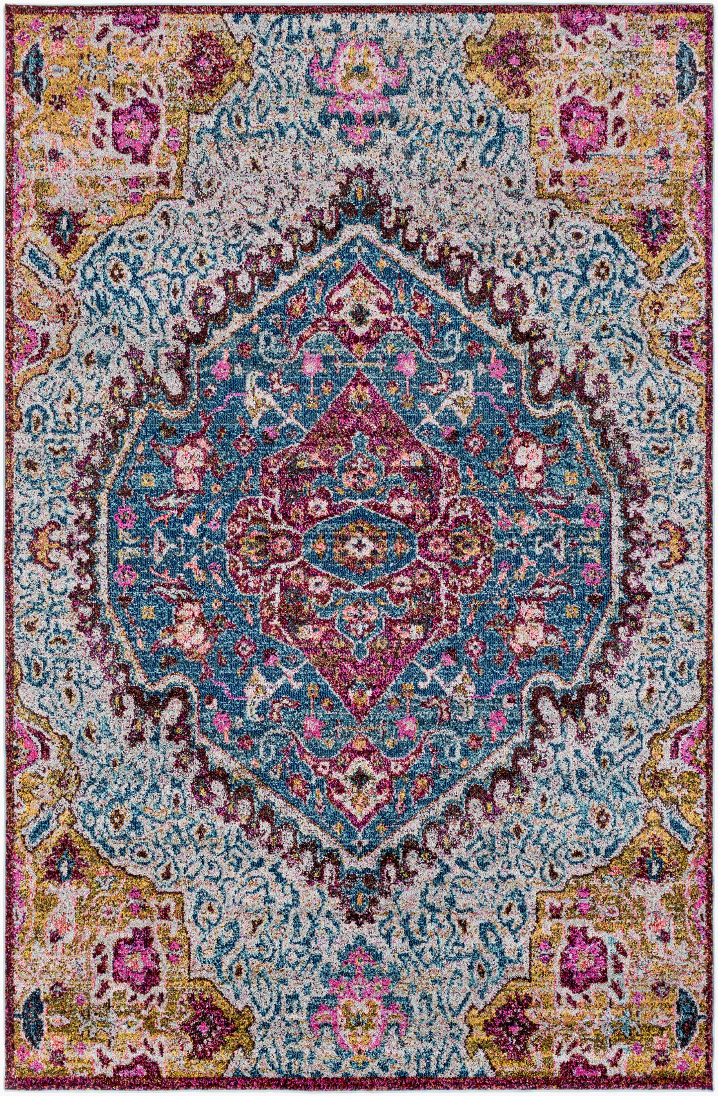 Anika ANI-1015 5' x 7' Machine Woven Area Rug