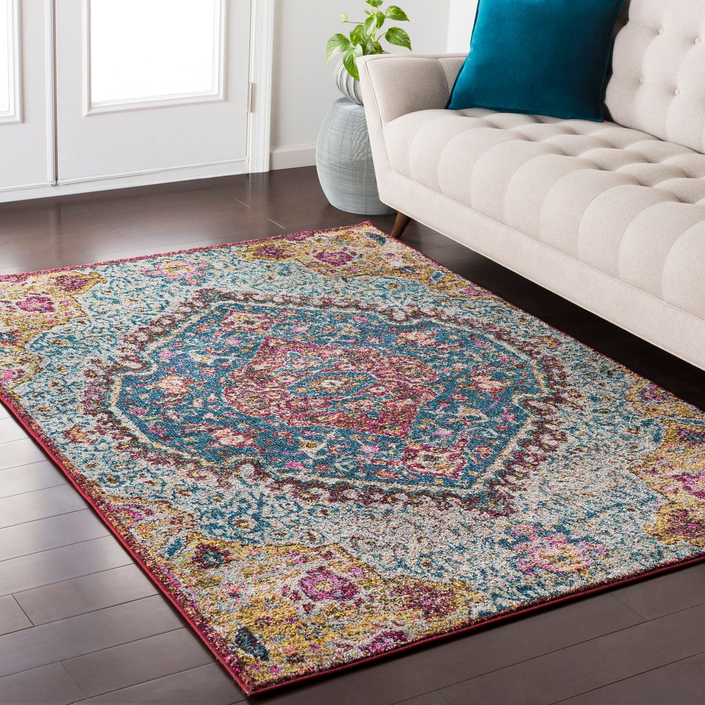 Anika ANI-1015 5' x 7' Machine Woven Area Rug
