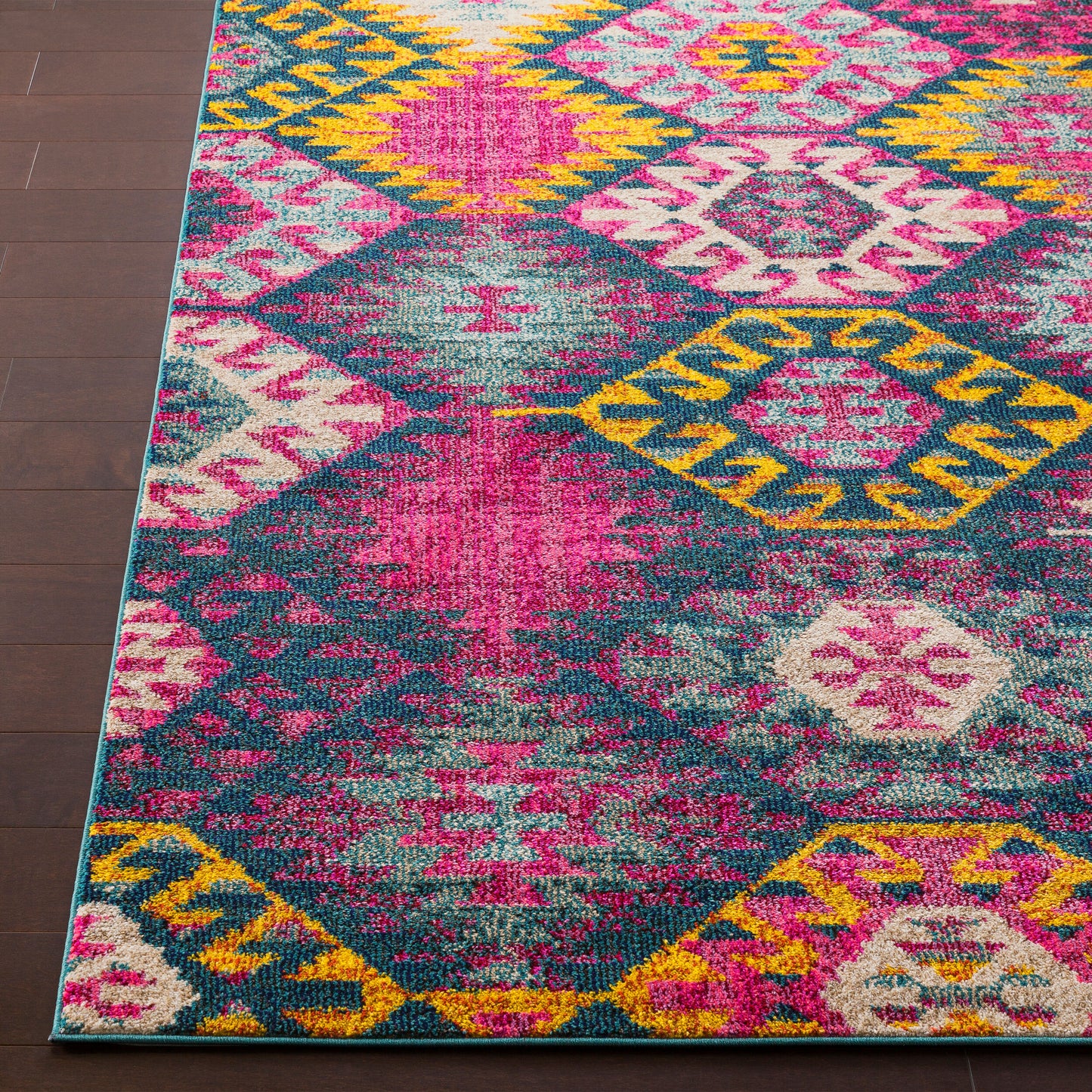 Alfombra decorativa tejida a máquina Anika ANI-1023 de 2' x 3'