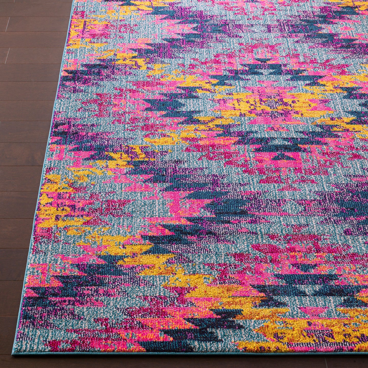 Alfombra decorativa tejida a máquina Anika ANI-1025 de 2' x 3'